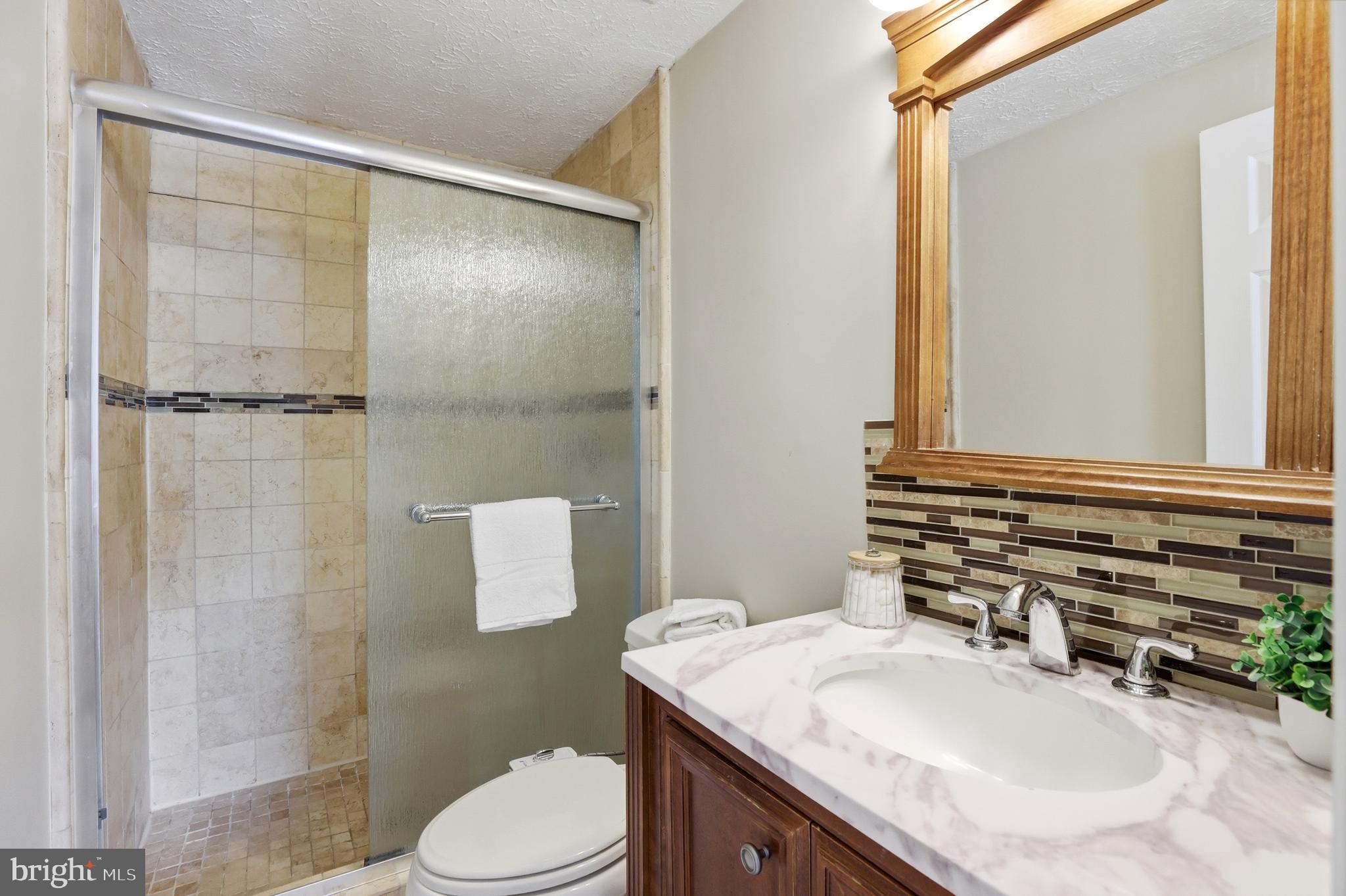 6167 Morning Glory Road Alexandria, VA 22310 - Photo 26 of 39 a bathroom with a sink and a mirror