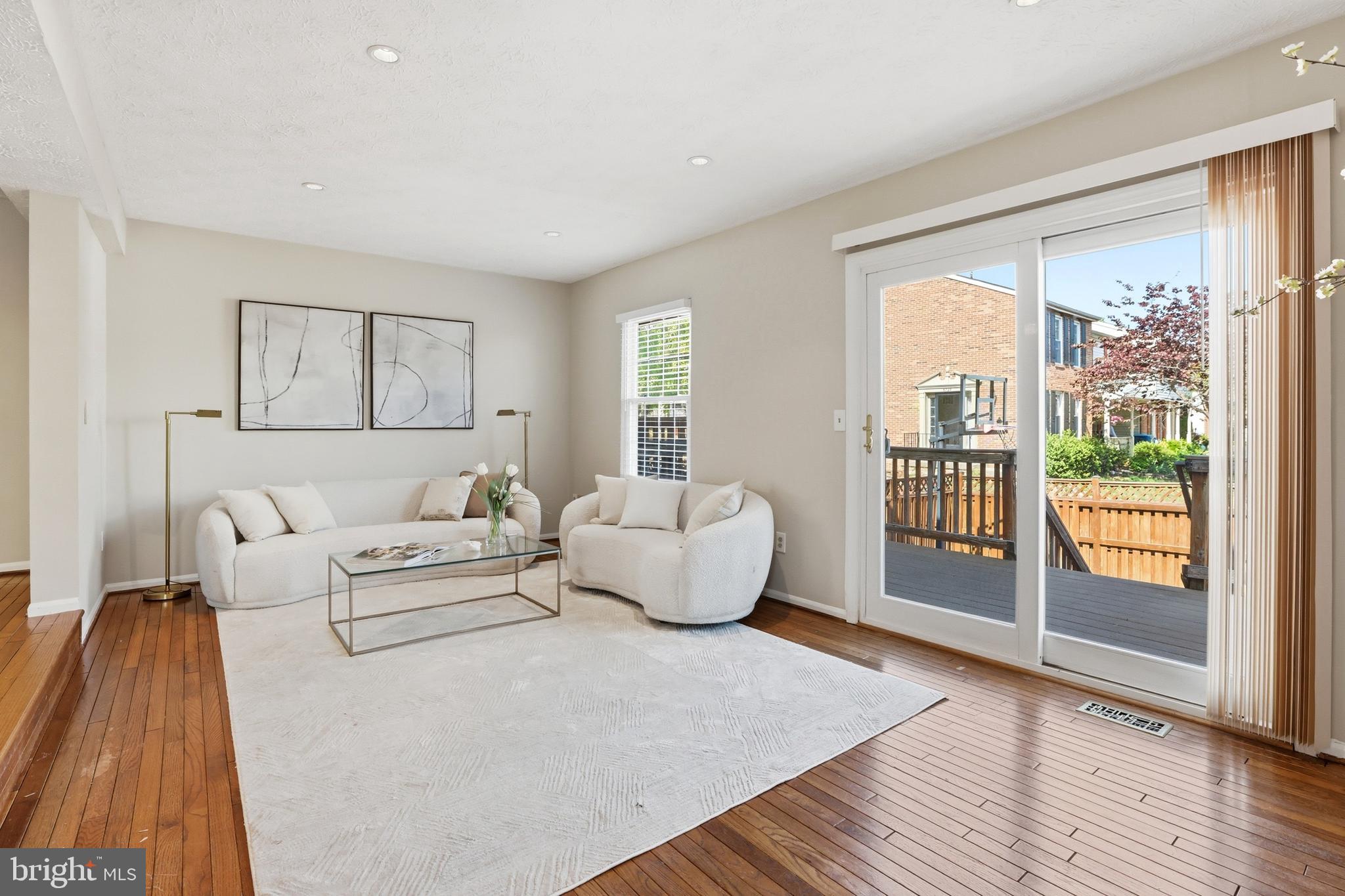 6167 Morning Glory Road Alexandria, VA 22310 - Photo 10 of 39 a living room with furniture and a large window