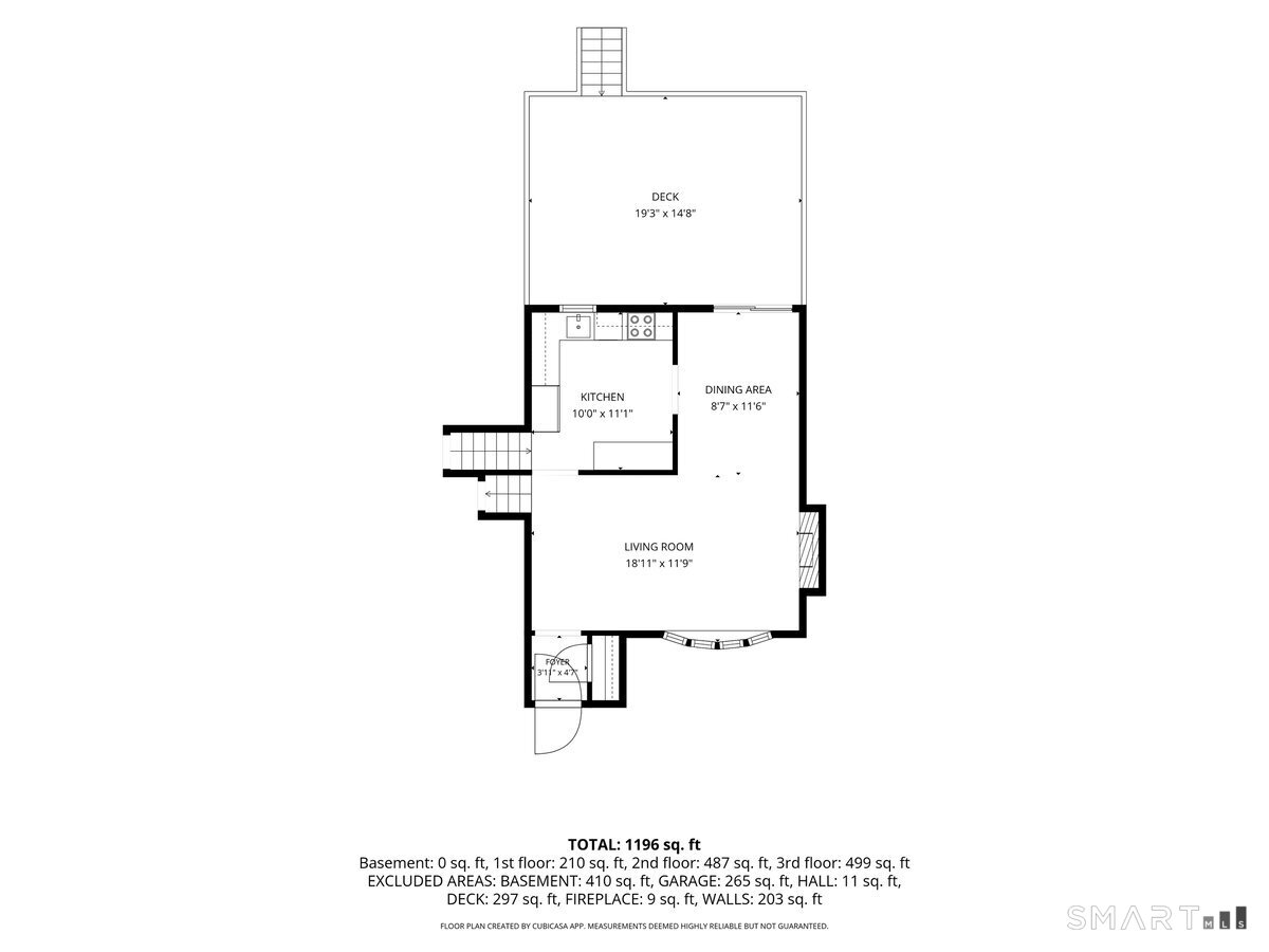 75 Centerbrook Road Fairfield, CT 06824 - Photo 3 of 39 Main level- LR, DR, EIK, sliders to deck