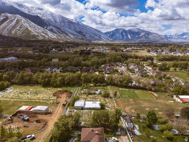 2672 East Canyon Road Springville, UT 84663 - Photo 10 of 33 Aerial view of a mountain backdrop