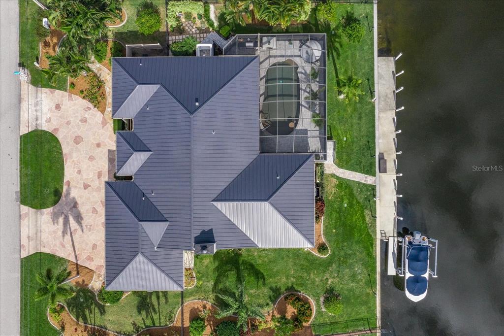 184 Colony Point Drive Punta Gorda, FL 33950 - Photo 45 of 58 an aerial view of house with yard