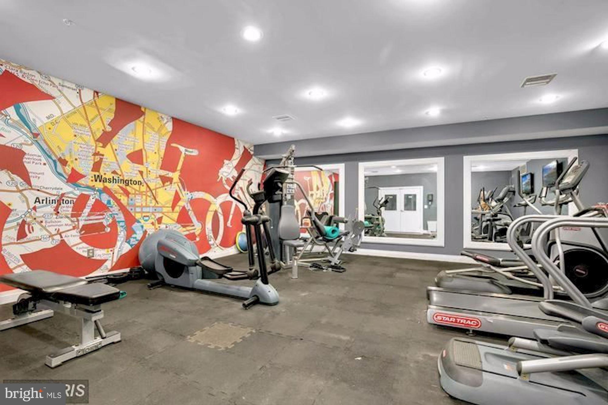 2004 11th Street Northwest, Unit 440 Washington, DC 20001 - Photo 11 of 18 Fitness room with new Peloton cycles