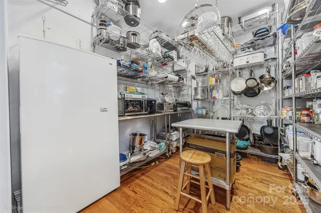 a room with lots of storage and utility