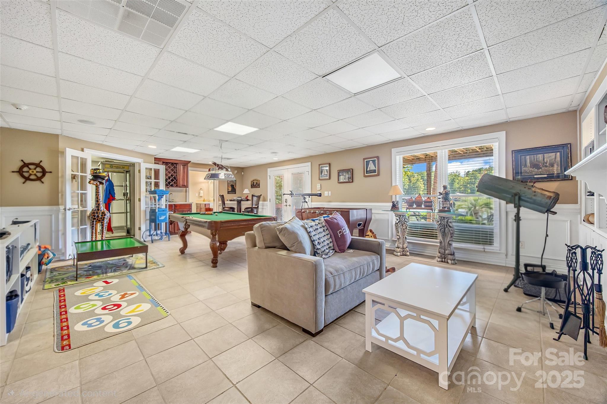 5650 Riverfront Road Clover, SC 29710 - Photo 19 of 48 a living room with furniture and a dining table with wooden floor