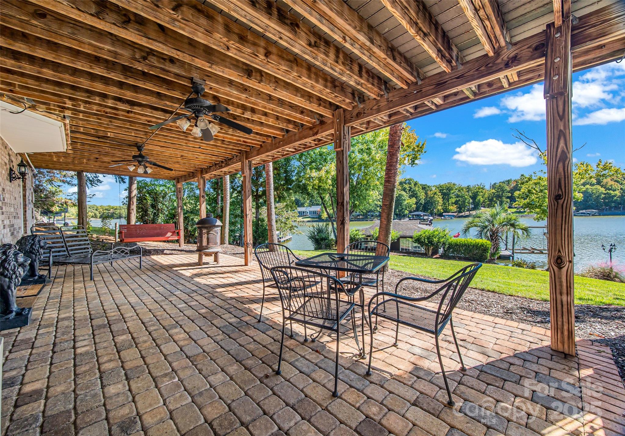 5650 Riverfront Road Clover, SC 29710 - Photo 23 of 48 a view of a swimming pool with a patio