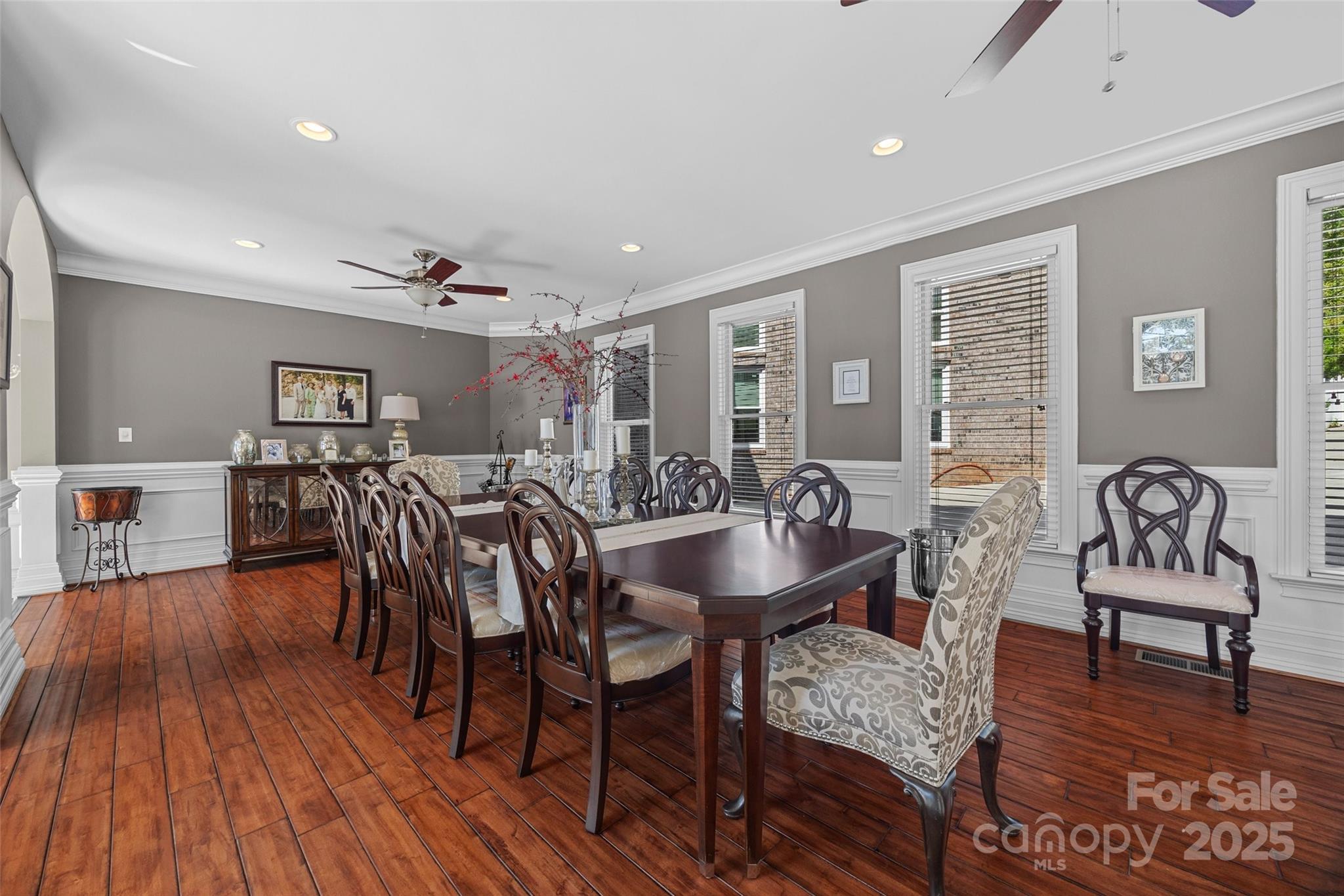 5650 Riverfront Road Clover, SC 29710 - Photo 26 of 48 a view of a a dining room with furniture window and wooden floor