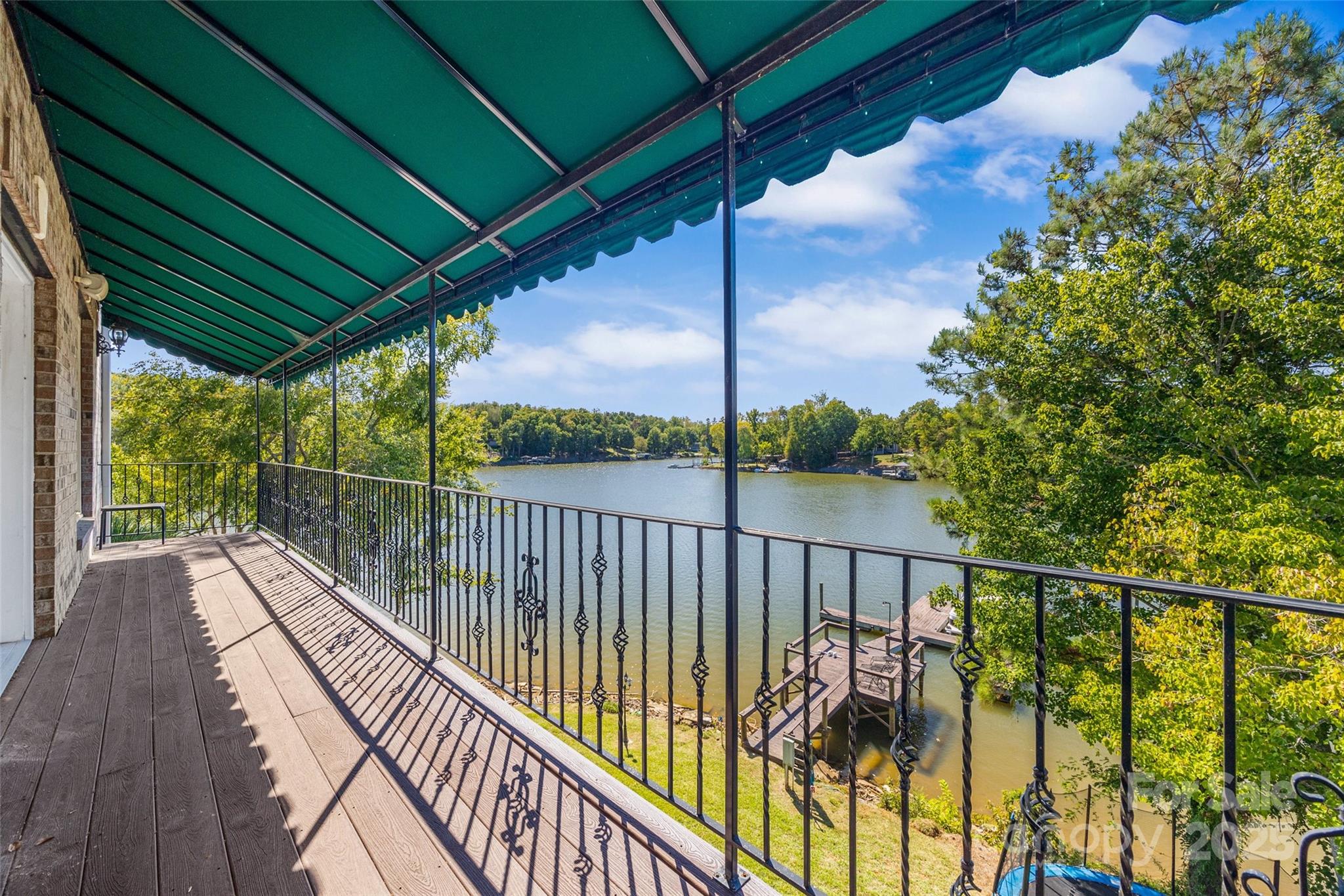 5650 Riverfront Road Clover, SC 29710 - Photo 30 of 48 a view of balcony with wooden floor and fence
