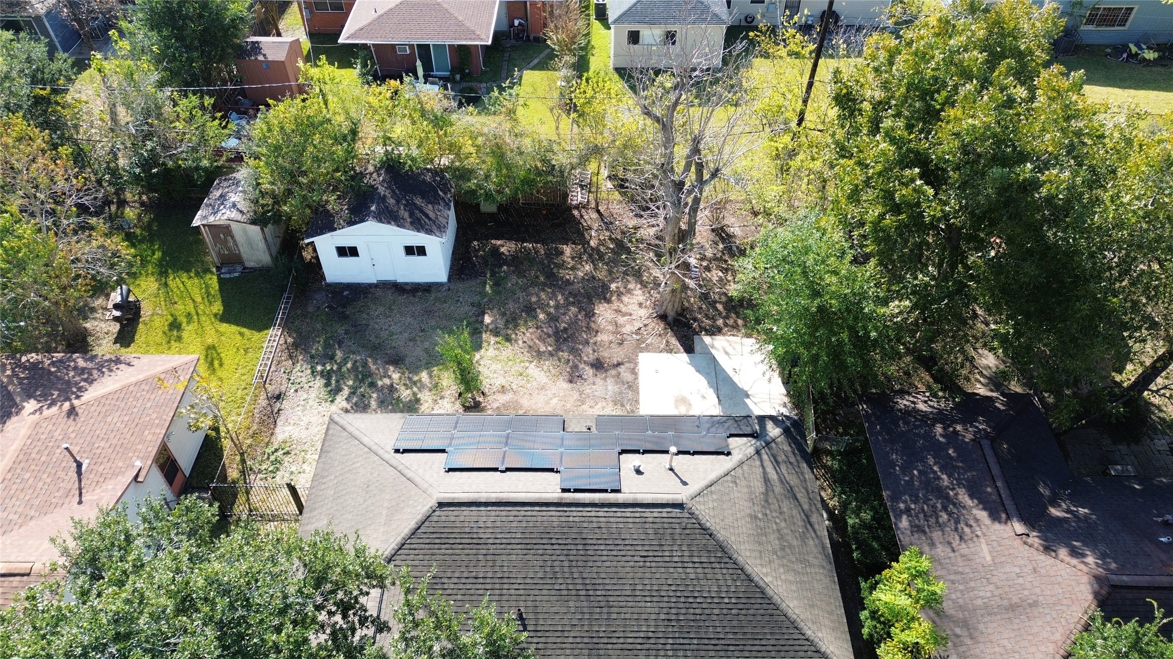 4122 Botany Lane Houston, TX 77047 - Photo 23 of 24 an aerial view of a house with yard swimming pool and outdoor seating