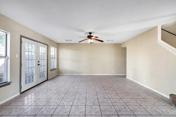 a view of an empty room with window