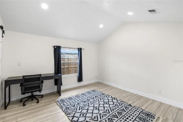 a view of an empty room