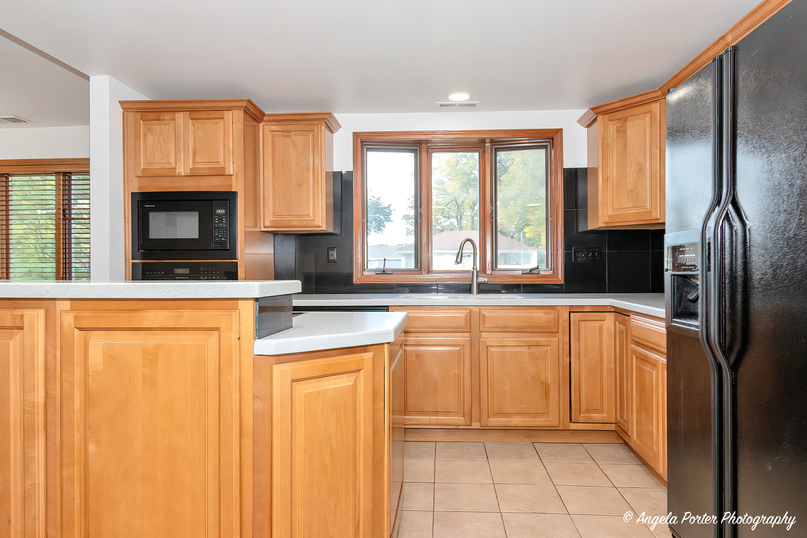 7 Manor Road Lake Zurich, IL 60047 - Photo 14 of 27 a kitchen with stainless steel appliances granite countertop a refrigerator and a sink