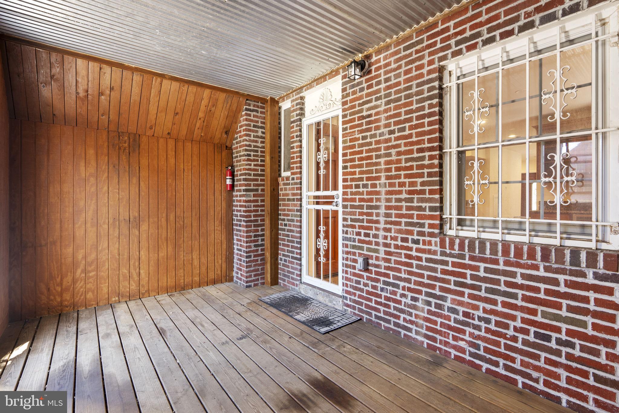 1525 First Street Southwest Washington, DC 20024 - Photo 19 of 43 Enclosed Patio, Door To Kitchen/Dining Rm