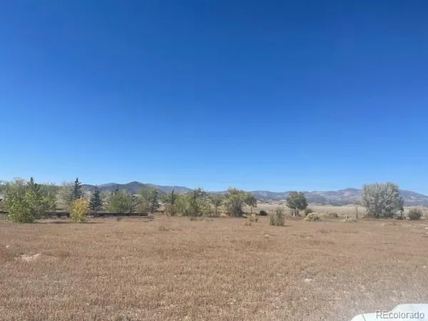a view of a yard with wooden fence