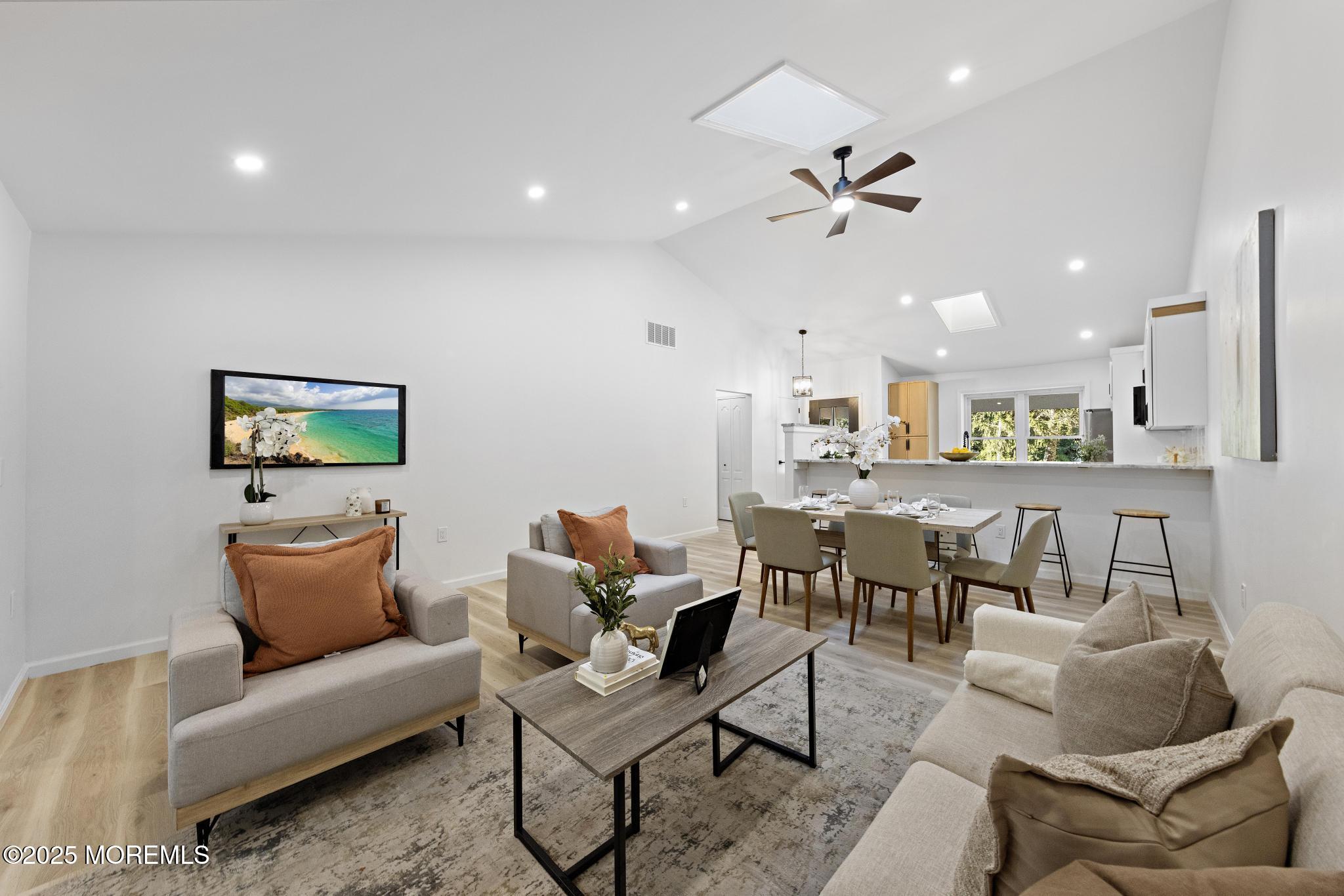 247 Jennings Road Manahawkin, NJ 08050 - Photo 19 of 35 a living room with furniture and kitchen view