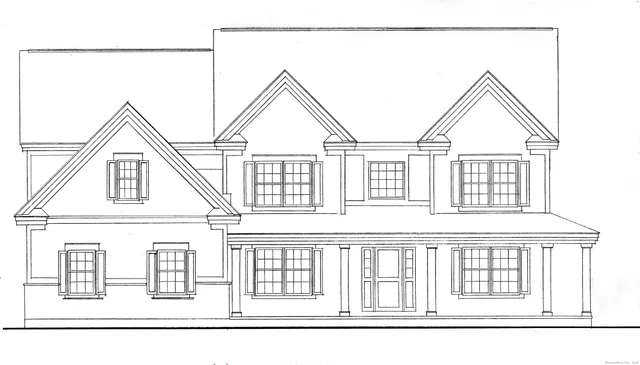 a black and white photo of a house