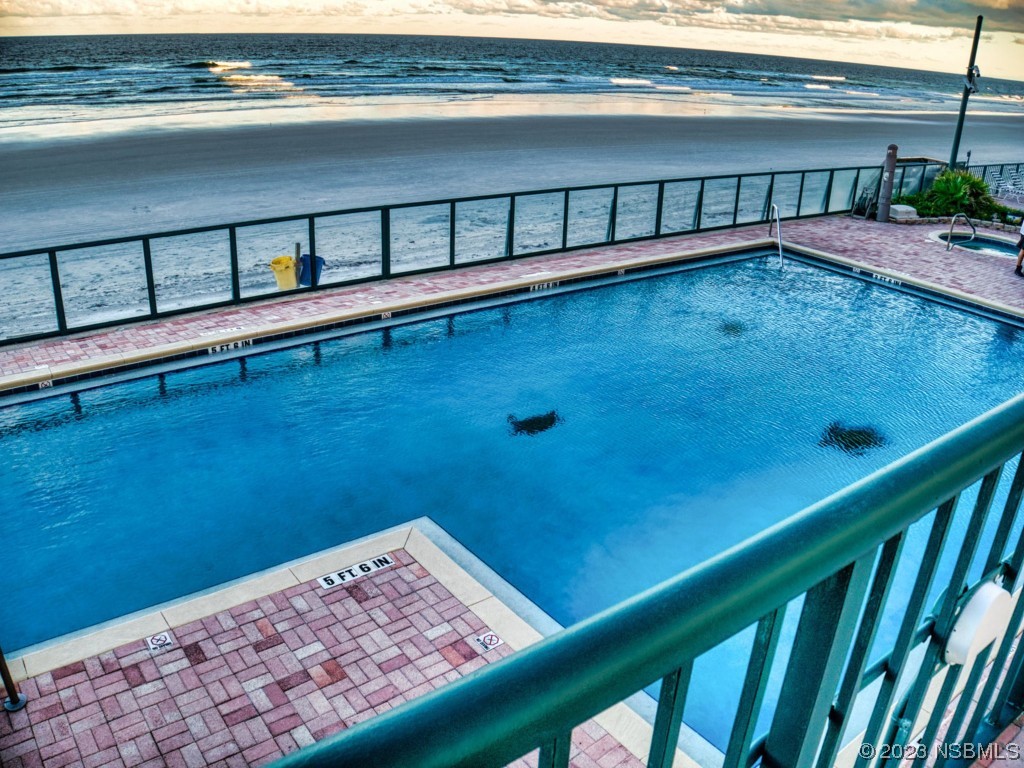 4555 South Atlantic Avenue, Unit 4502 Ponce Inlet, FL 32127 - Photo 47 of 54 a view of a balcony with an outdoor space