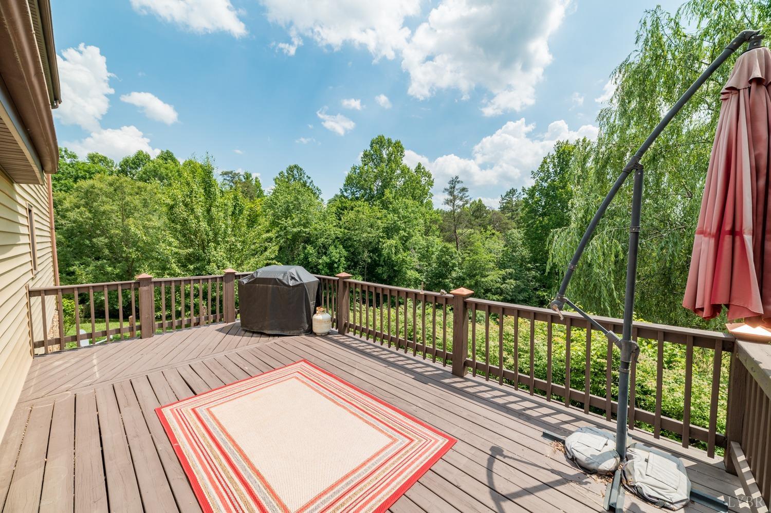 1796 Union Church Road Thaxton, VA 24174 - Photo 31 of 83 a view of balcony with wooden floor and fence