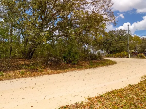 a view of yard covered with snow in front of house