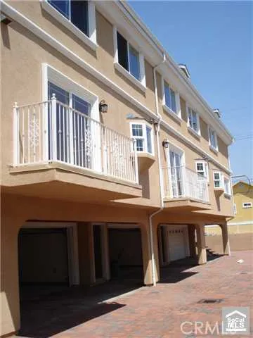 a front view of a building