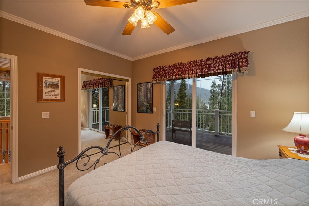 39818 Granite Ridge Lane Bass Lake, CA 93604 - Photo 41 of 58 Primary suite upper level with private balcony