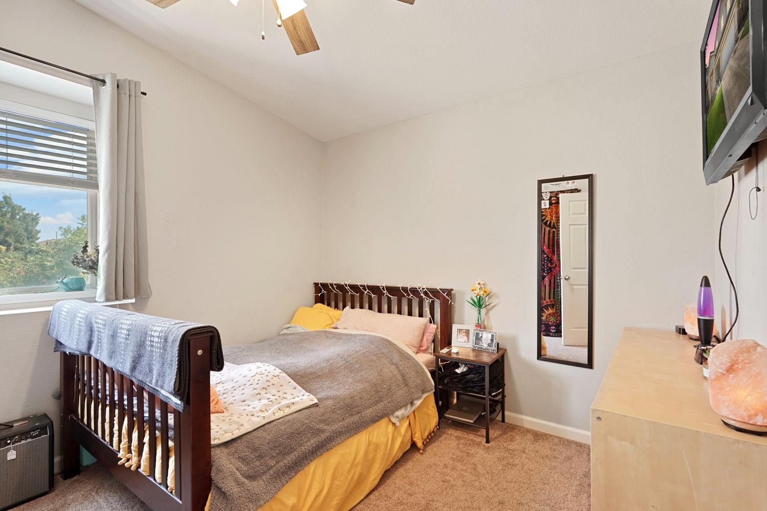 924 Dancer Way Turlock, CA 95382 - Photo 24 of 42 a bedroom with furniture and a window