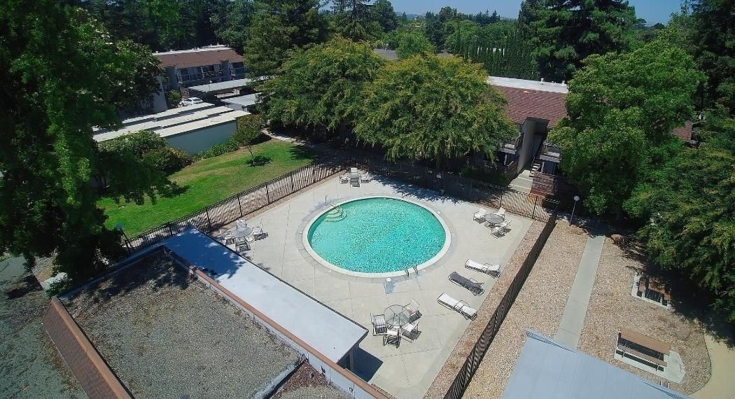 4081 Clayton Road, Unit 122 Concord, CA 94521 - Photo 4 of 29 an aerial view of a house with a swimming pool
