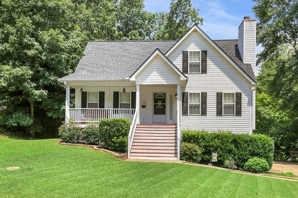 6280 Autry Mill Road Cumming, GA 30028 - Photo 1 of 1 A classic beauty, the white house with black shutters on a quiet cul-de-sac. Great landscaping and established turf already in place.