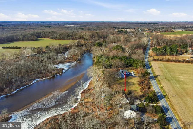 a view of a lake with a mountain