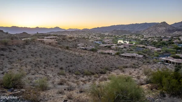 a view of a mountain in the distance