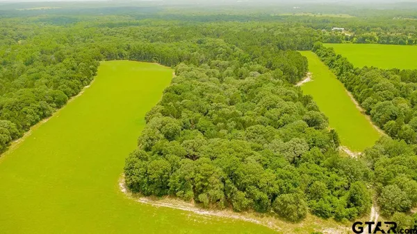 a view of a lake with a big yard