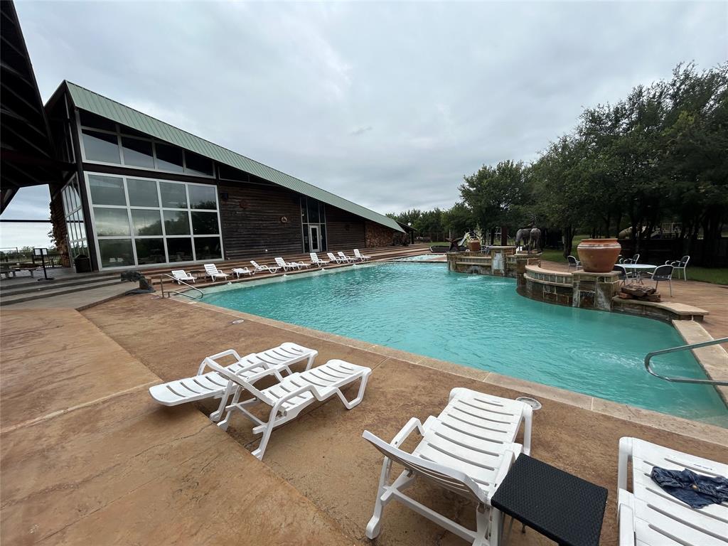 1190 Post Oak Road Gordon, TX 76453 - Photo 17 of 19 a view of a backyard with sitting area