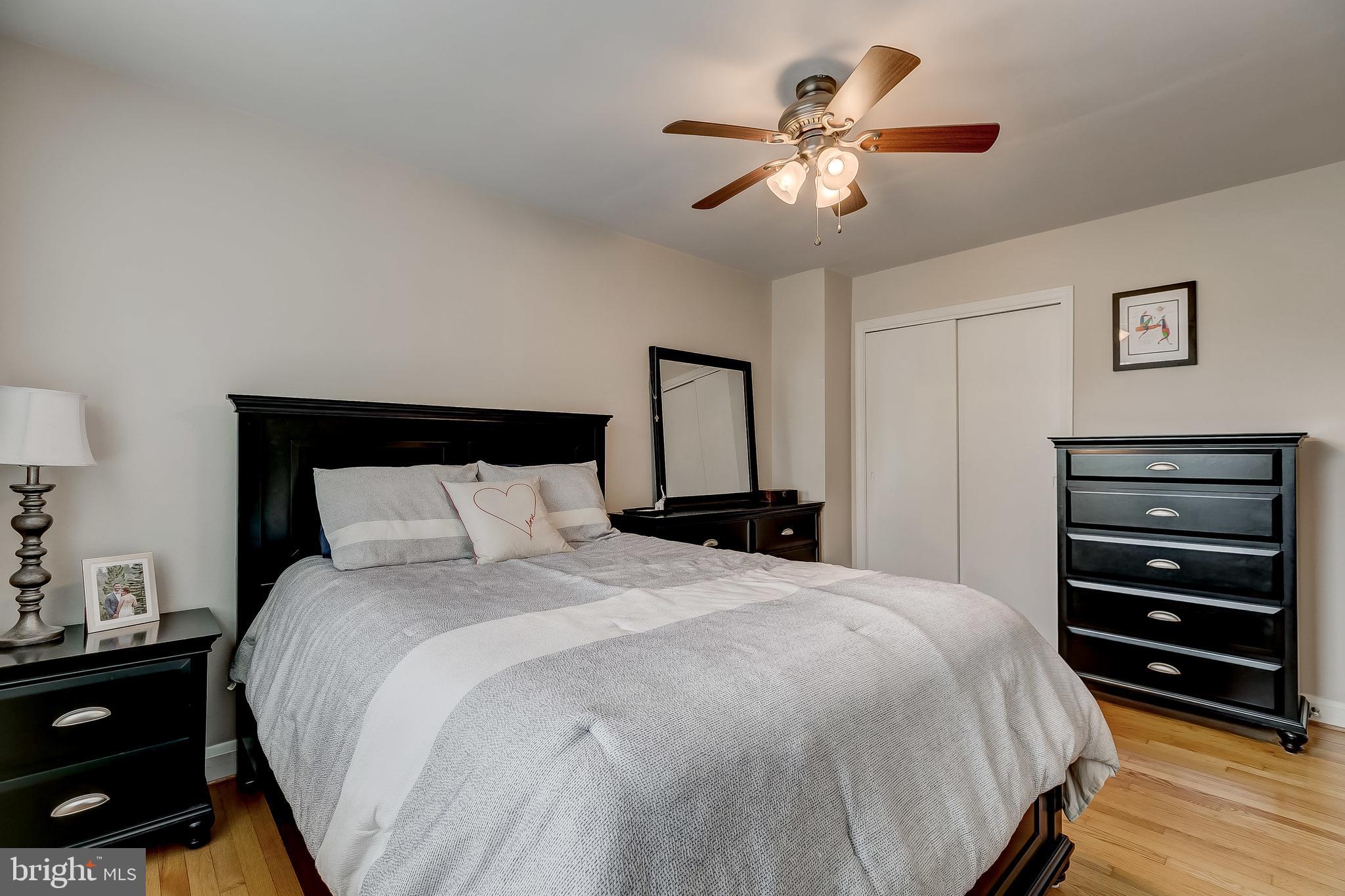 423 Chumleigh Road Baltimore, MD 21212 - Photo 18 of 41 Master Bedroom with Hardwood Floors