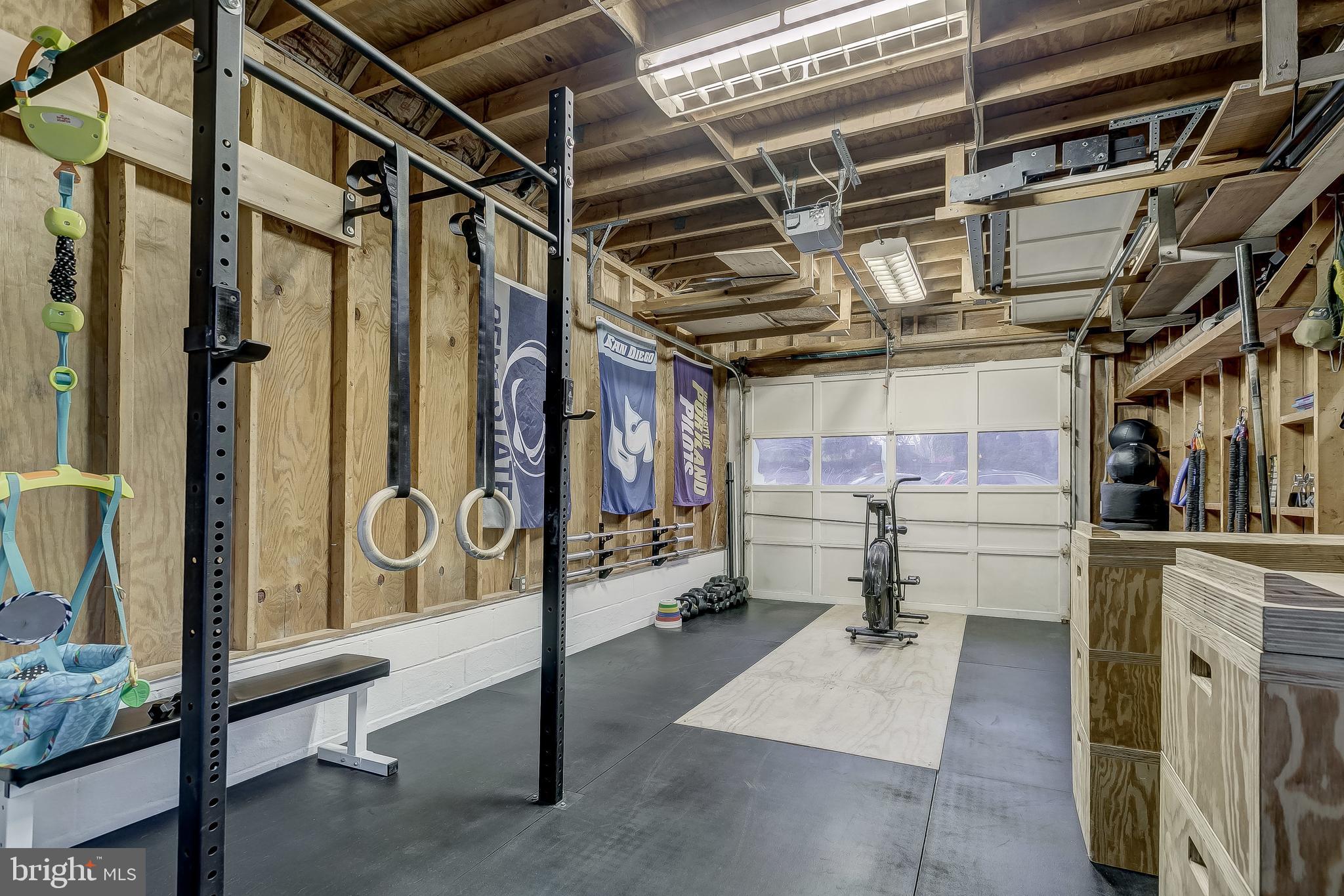 423 Chumleigh Road Baltimore, MD 21212 - Photo 34 of 41 Garage currently used as a Home Gym