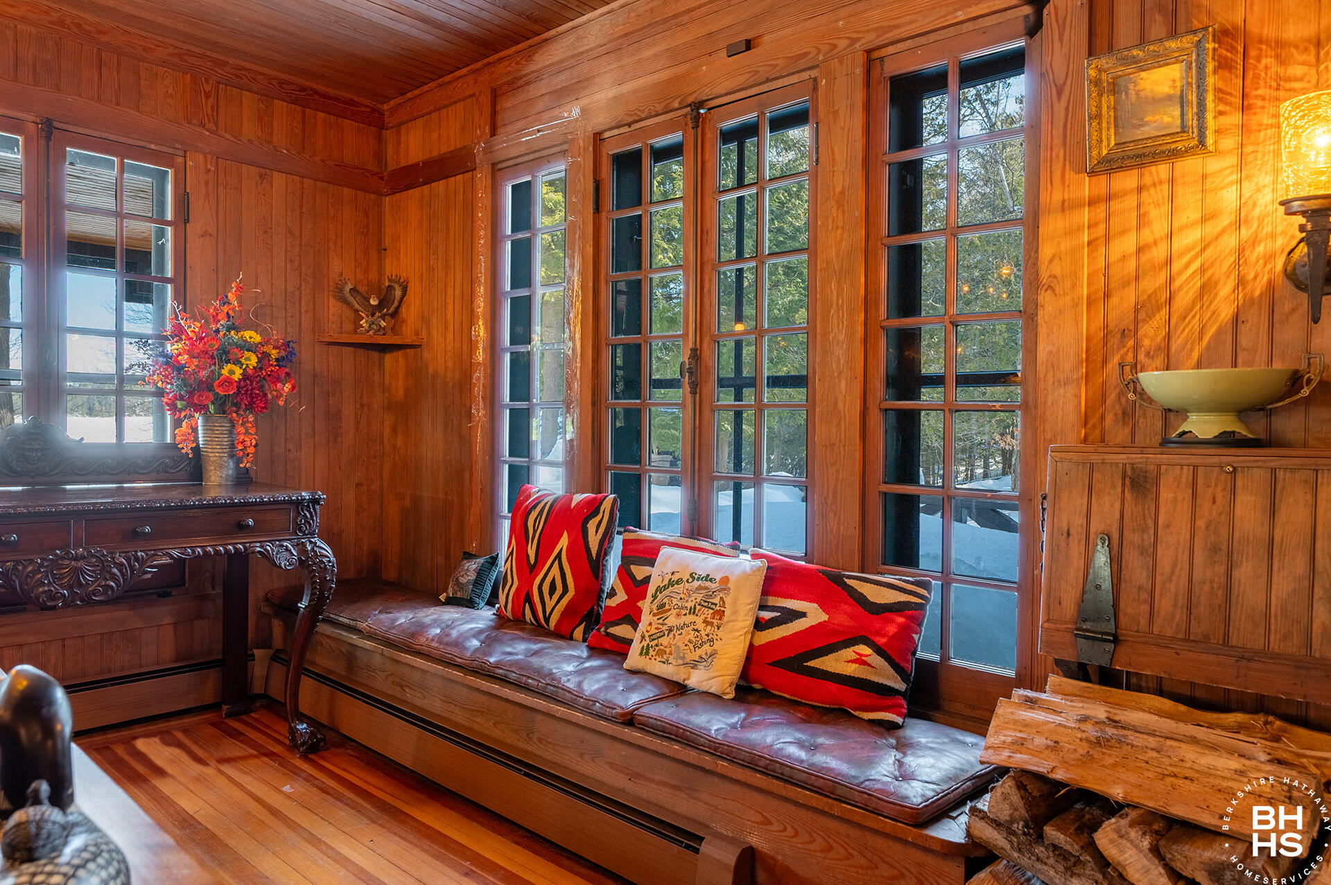 26 Hemlock Ledge Road Tupper Lake, NY 12986 - Photo 11 of 67 HemlockLedgeCamp_LR_Bench