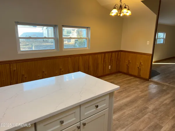 a view of kitchen and window