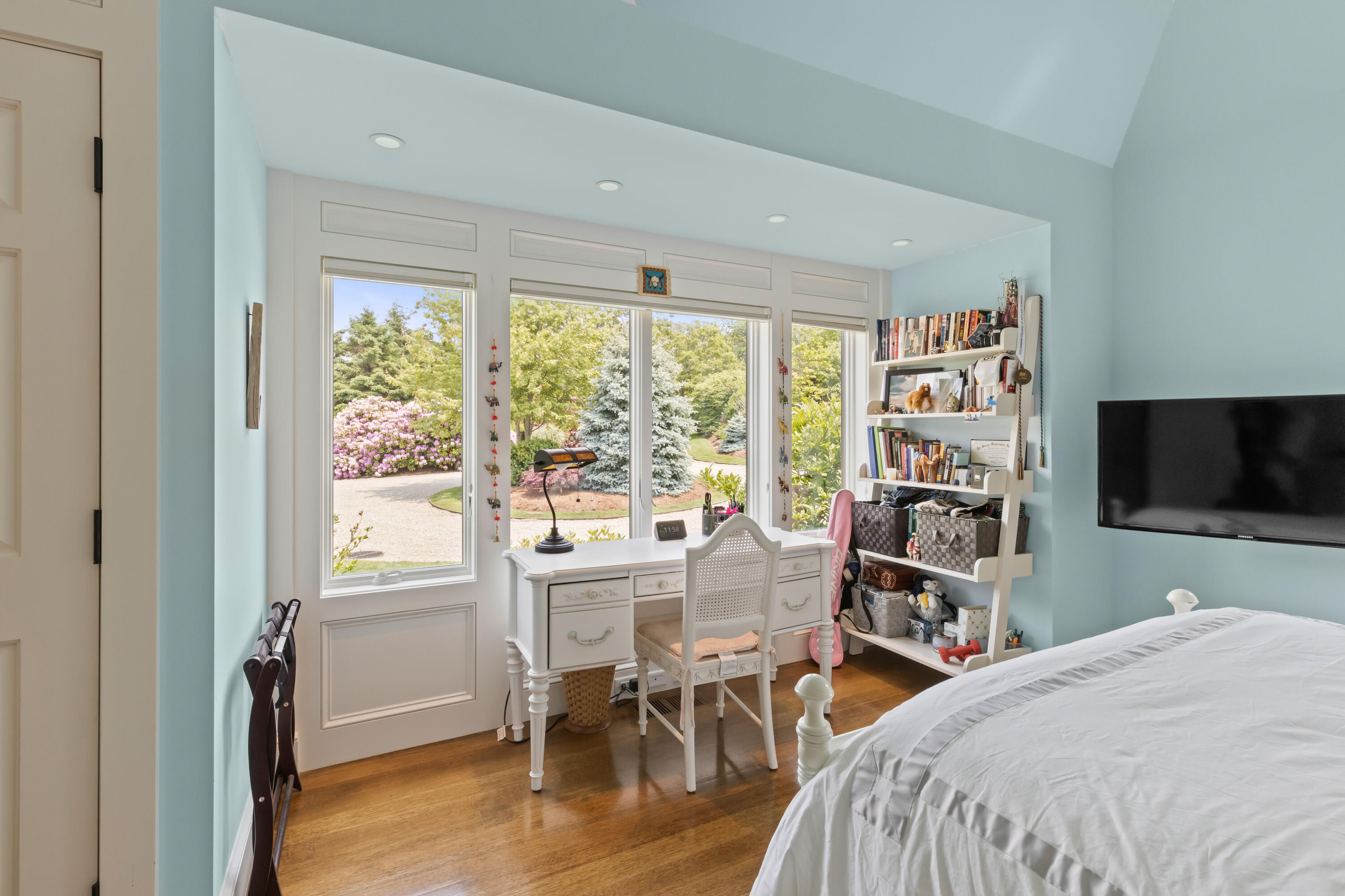 270 Stage Island Road Chatham, MA 02633 - Photo 45 of 63 a bedroom with a bed and a flat screen tv