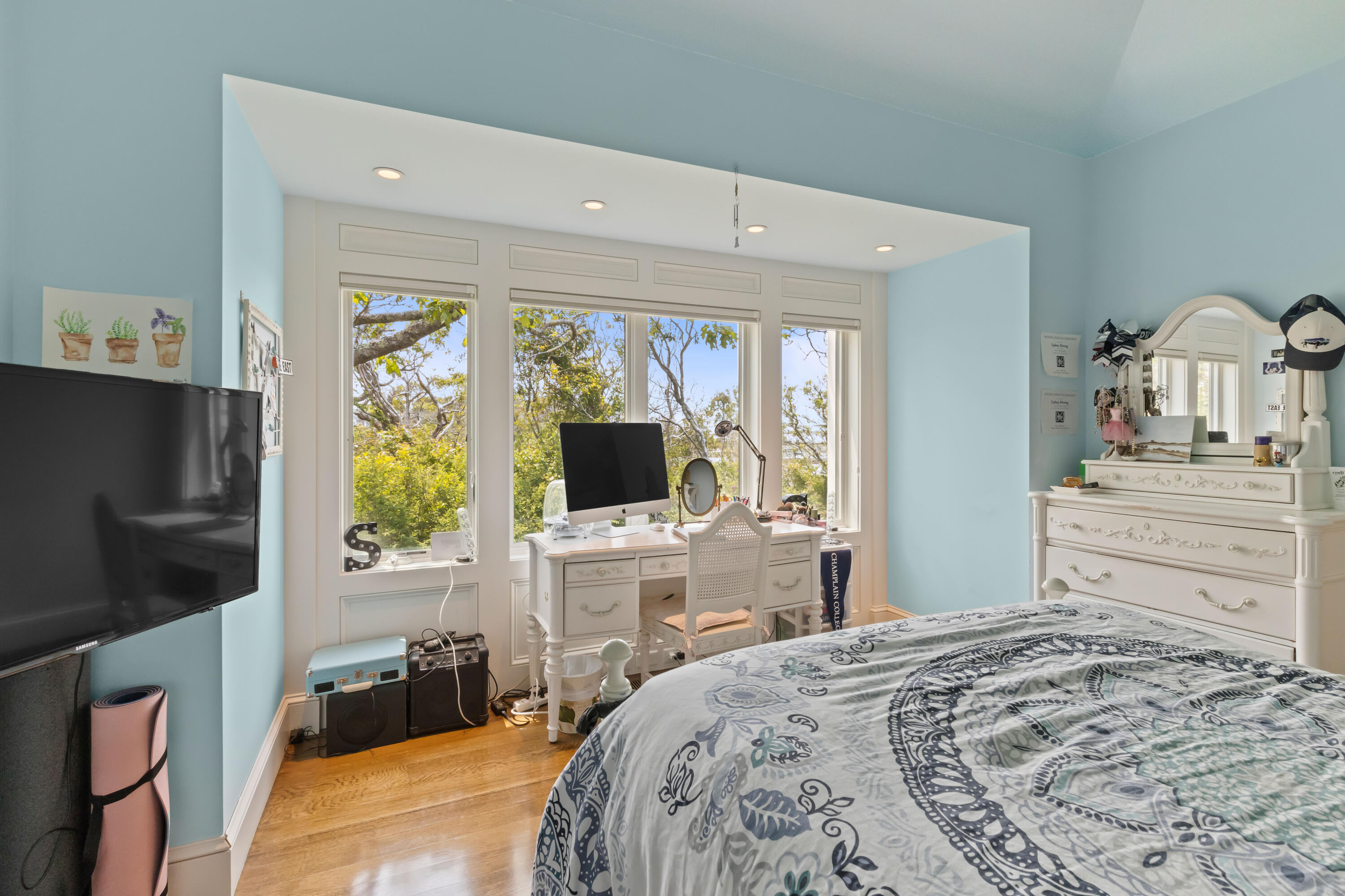 270 Stage Island Road Chatham, MA 02633 - Photo 48 of 63 a bedroom with a bed and a flat screen tv