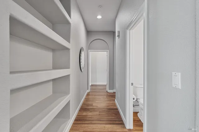 wooden floor in an empty room