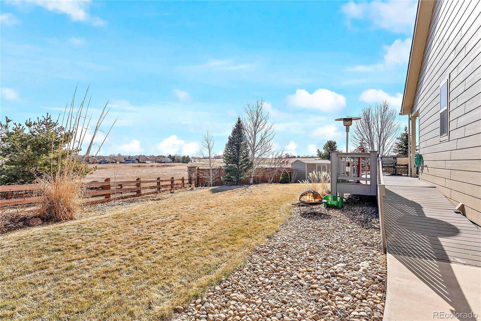 8006 Raspberry Drive Frederick, CO 80504 - Photo 25 of 27 a view of a backyard of the house