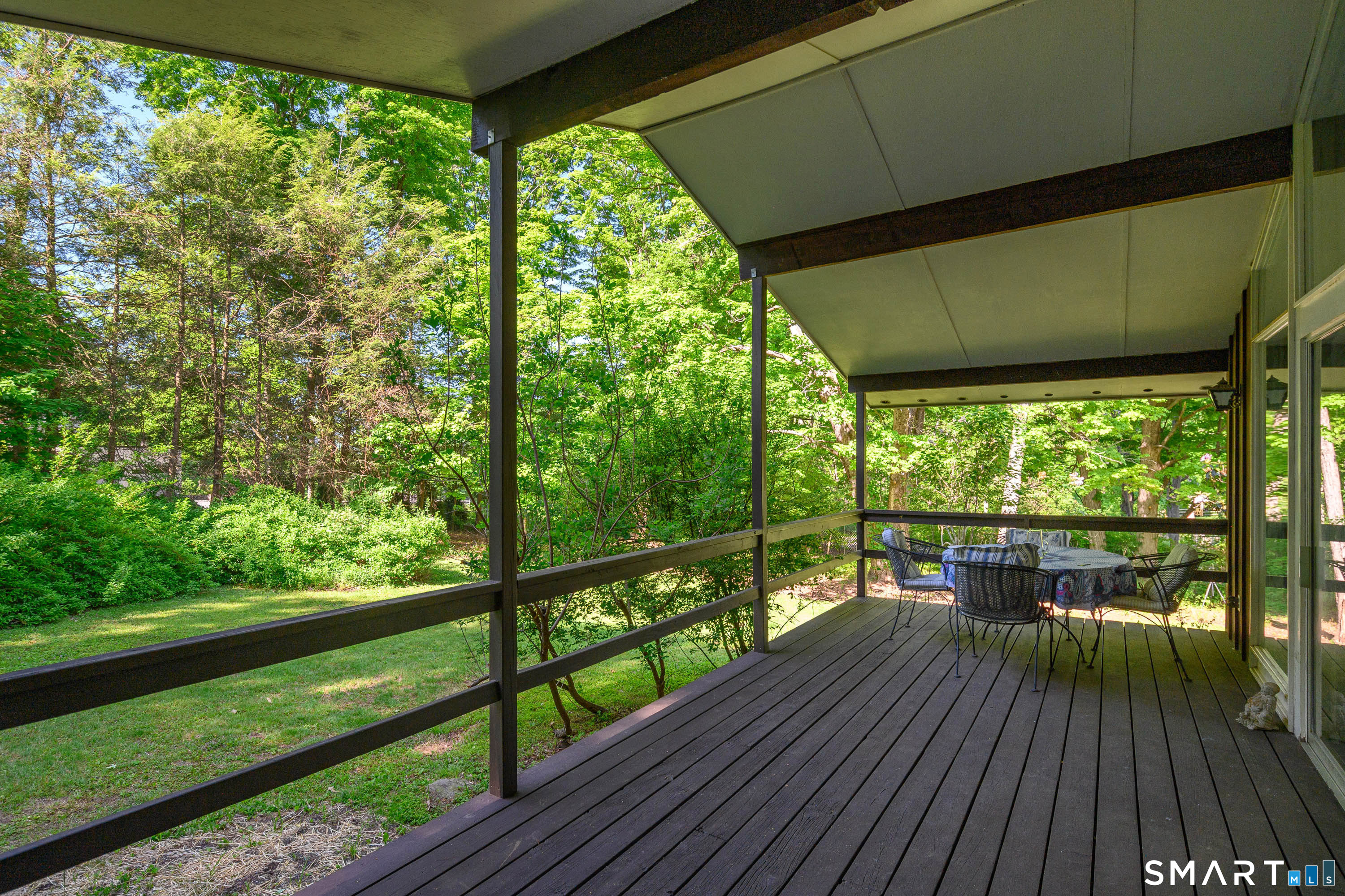4 Pepper Pond Road Sherman, CT 06784 - Photo 21 of 33 a view of balcony with wooden floor