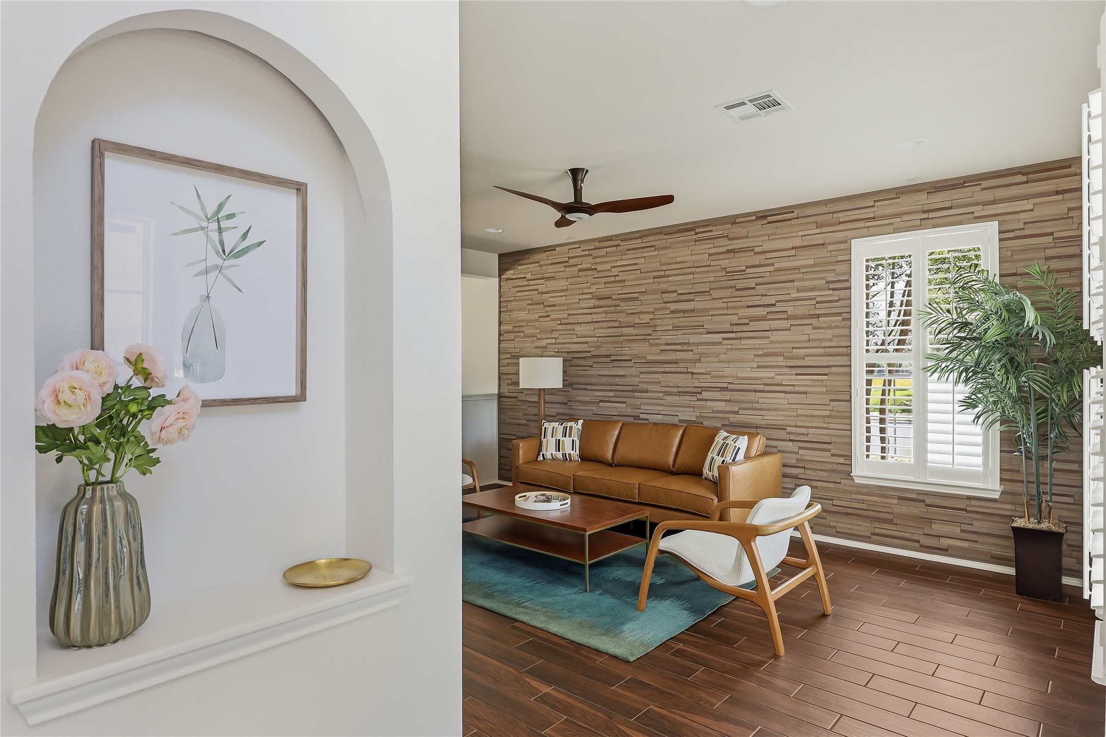 4400 Chickasaw Court Austin, TX 78749 - Photo 2 of 36 Feature wall in the living area creates immediate warmth