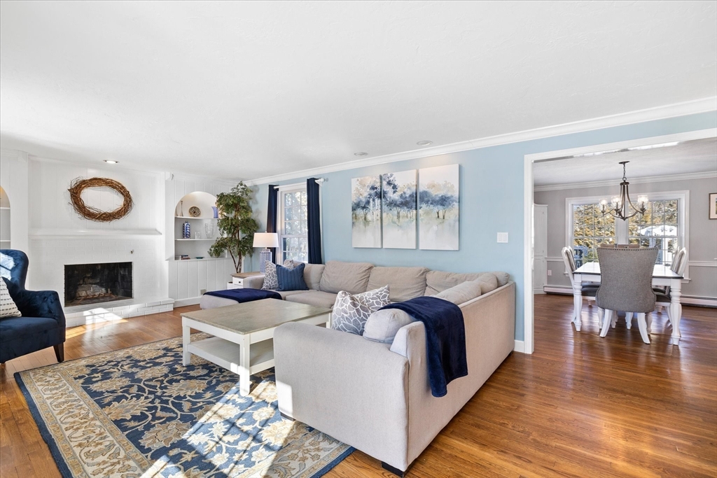 10 Spring Road Westborough, MA 01581 - Photo 3 of 42 a living room with furniture and a fireplace