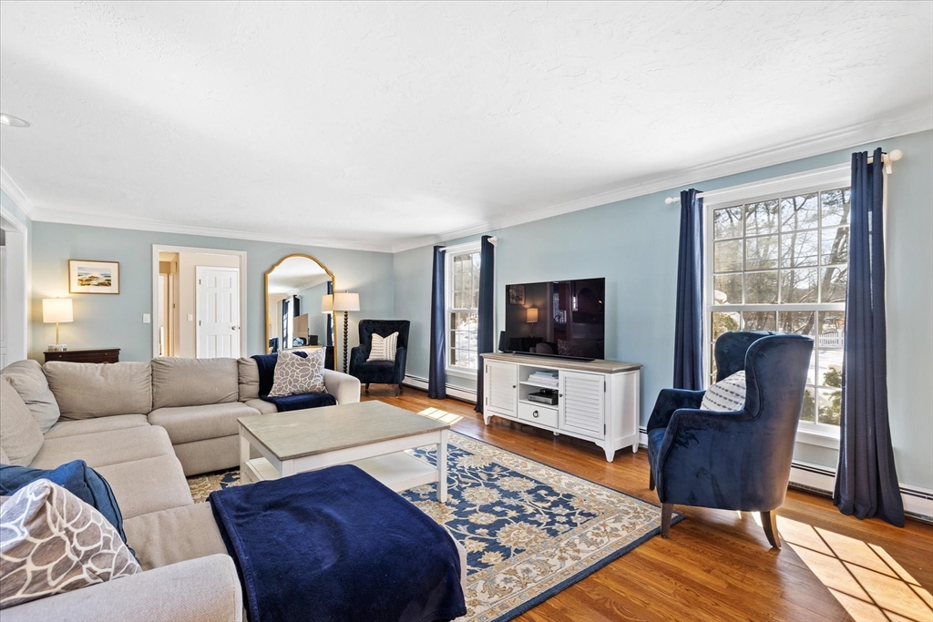 10 Spring Road Westborough, MA 01581 - Photo 4 of 42 a living room with furniture and a flat screen tv