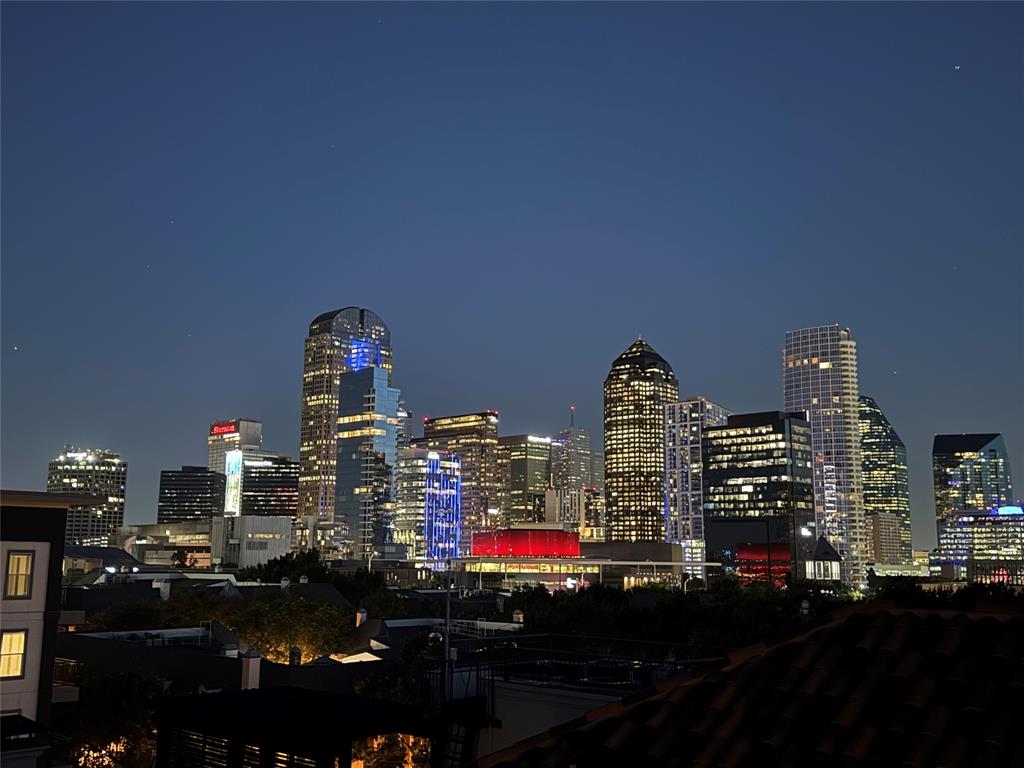 rooftop view of Downtown Dallas