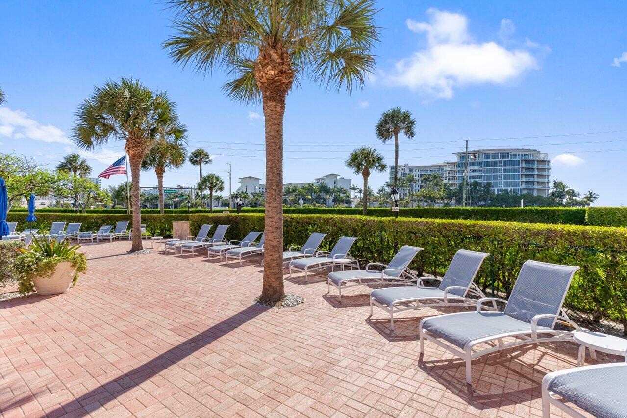 1040 Banyan Road, Unit 501C Boca Raton, FL 33432 - Photo 40 of 47 a view of a lake with couches and city view