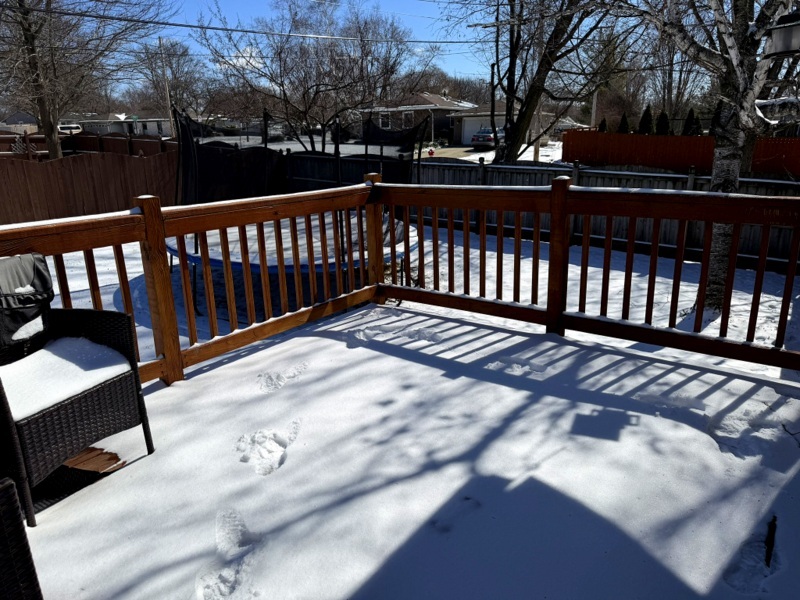 620 South 9th Avenue St. Charles, IL 60174 - Photo 28 of 30 a view of a roof deck with wooden fence and trees