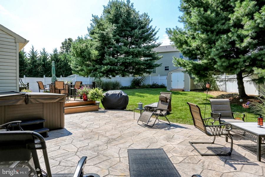 75 Ridgeview Drive Etters, PA 17319 - Photo 33 of 44 Stamped Concrete Rear Patio