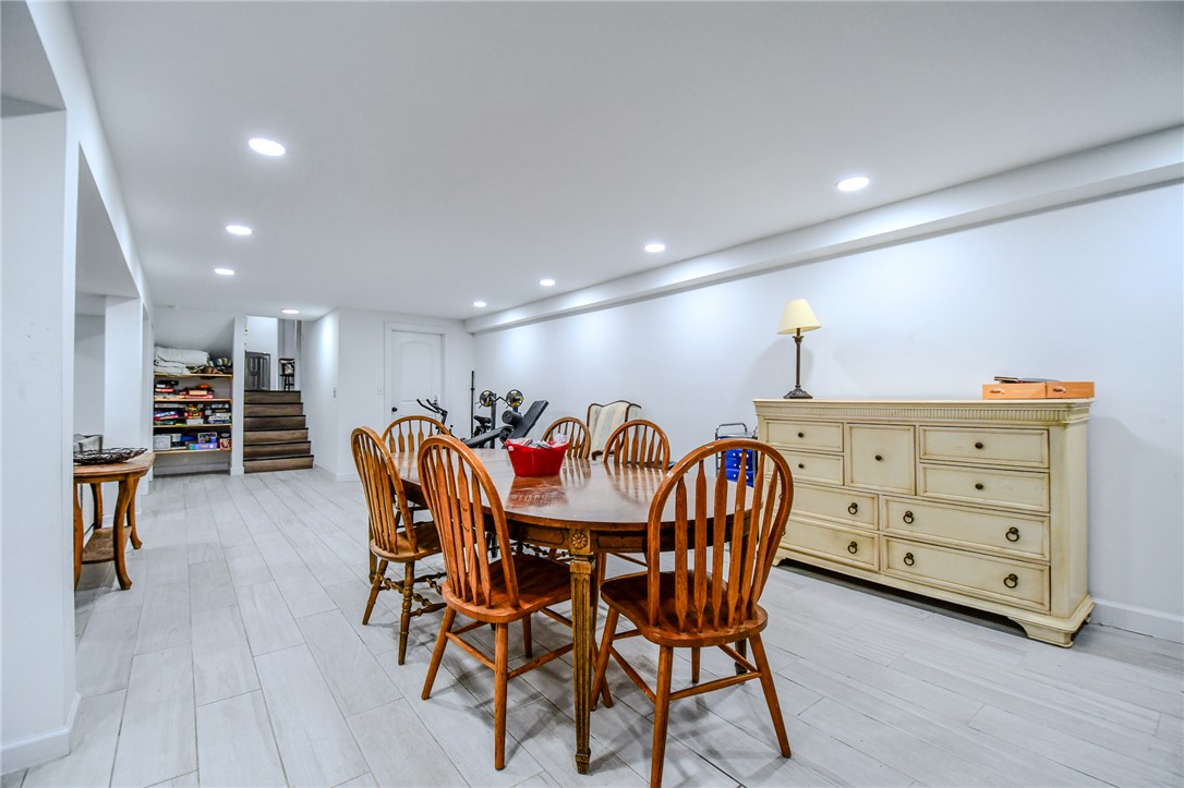 6169 Dayton Farmersville Road Dayton, OH 45417 - Photo 46 of 64 This versatile basement offers a bright, open space with recessed lighting and durable tile flooring.