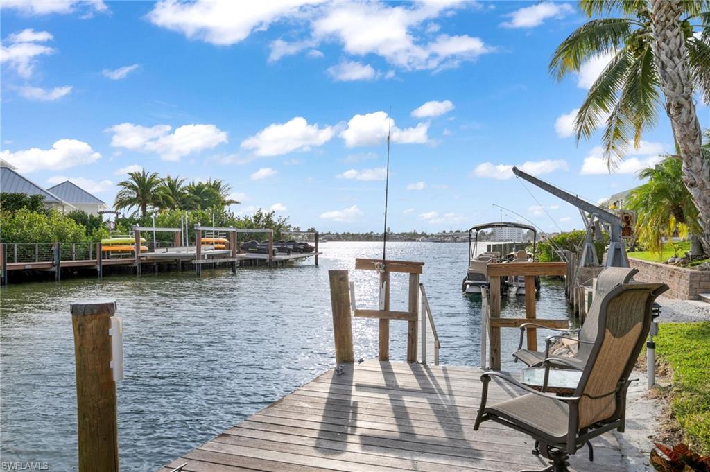1360 Chesapeake Avenue Naples, FL 34102 - Photo 3 of 22 Dock area featuring a water view