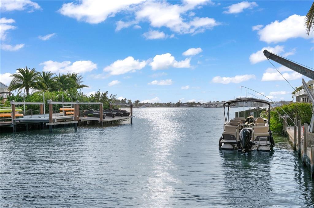1360 Chesapeake Avenue Naples, FL 34102 - Photo 6 of 22 Dock area featuring a water view